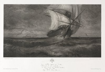 Phantom Ship eli Aalloilla tekijältä Theophile Narcisse Chauvel