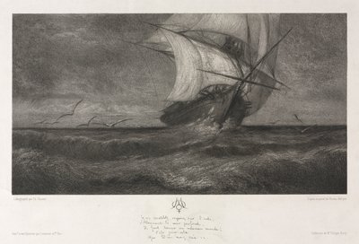 Phantom Ship eli Aalloilla tekijältä Theophile Narcisse Chauvel