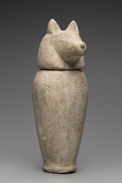 Canopic Jar Jackal