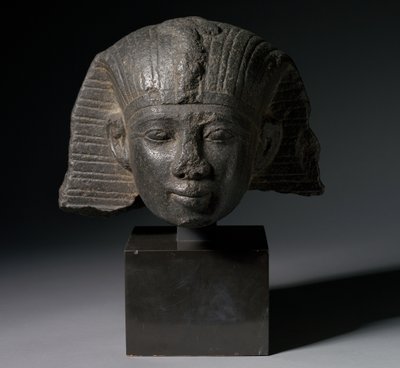 Kuninkaan pää, 21. tai 22. dynastia, n. 1069-715 eaa. tekijältä Third Intermediate Period Egyptian
