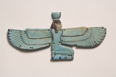 Siivekäs jumalatar Isis (fajanssi) tekijältä Third Intermediate Period Egyptian