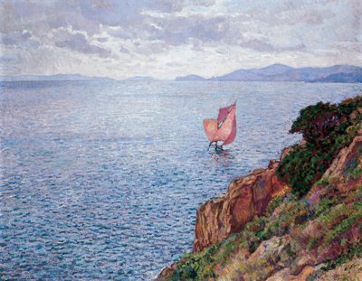 Punainen purje tekijältä Théo van Rysselberghe