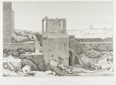 Ateenan Akropolis tekijältä Théodore Caruelle d