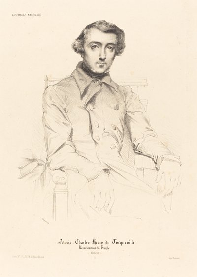 Alexis Charles Henry de Tocqueville tekijältä Théodore Chassériau