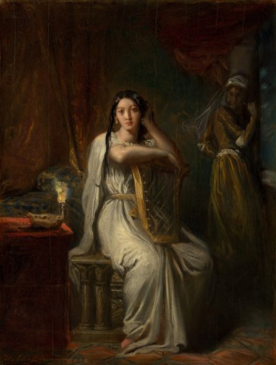 Desdemona Pajun laulu, 1849. tekijältä Théodore Chassériau