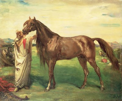 Hadji, arabialainen ori, 1853 tekijältä Théodore Chassériau