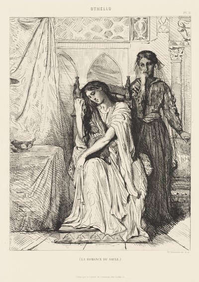Othello-sviitti, nro 9 tekijältä Théodore Chassériau