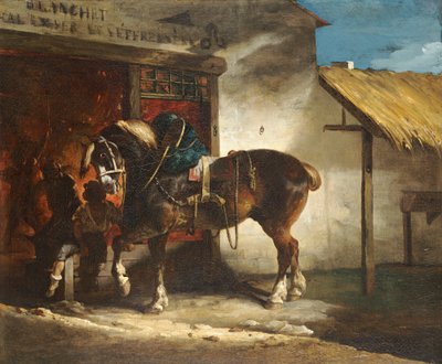 Géricault - Kylän takomo, noin 1822. tekijältä Theodore Gericault