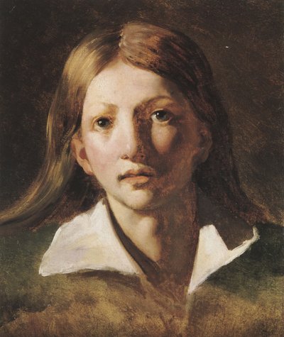 Nuorukaisen muotokuvatutkimus tekijältä Theodore Gericault
