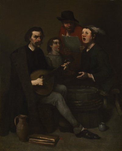 Laulajat, 1863-1868. tekijältä Auguste Theodule Ribot