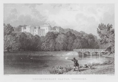 Cholmondeley Castle, Cheshire (ukit)finn tekijältä Thomas (after) Allom
