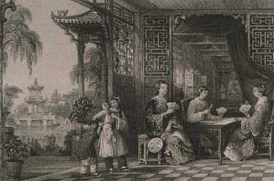 Mga Babae ng Pamilya ng Mandarin sa Cards, mula sa 