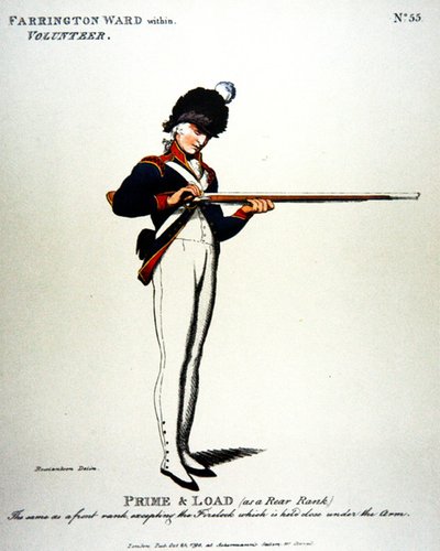 Farrington Ward, sisällä, Vapaaehtoinen tekijältä Thomas (after) Rowlandson