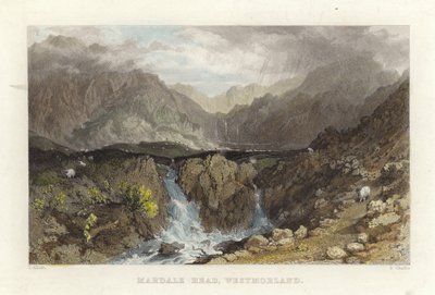 Mardale Head, Westmoreland tekijältä Thomas Allom
