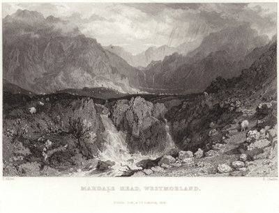 Mardale Head Westmorlandissa tekijältä Thomas Allom