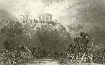 Nottinghamin linna tekijältä Thomas Allom