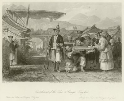 Tchan tai Canguen rankaiseminen tekijältä Thomas Allom