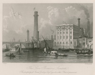 Lion Brewery Lambethissa tekijältä Thomas Allom