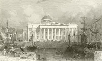 Uusi tullitalo, Liverpool tekijältä Thomas Allom