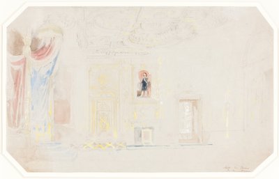 Fontainebleaun valtaistuinsali tekijältä Thomas Allom