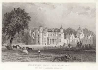 Underlay Hall Westmorelandissa tekijältä Thomas Allom