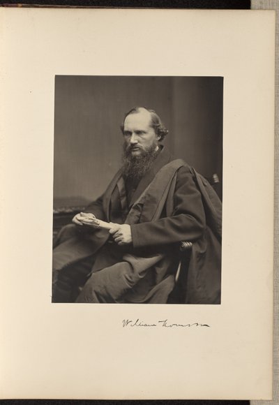 Sir William Thomson, LL.D., D.C.L., luonnonfilosofian professori. tekijältä Thomas Annan