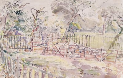 Lampaiden kastaminen, New Street, Ridley, 1941 tekijältä Thomas Barclay Hennell