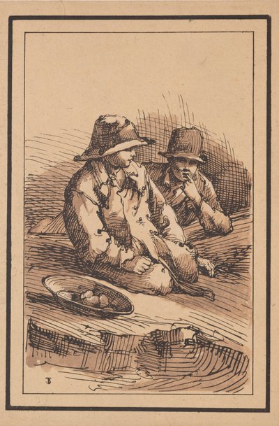 Figures rústiques: dos nois, 1801. finlandès tekijältä Thomas Barker