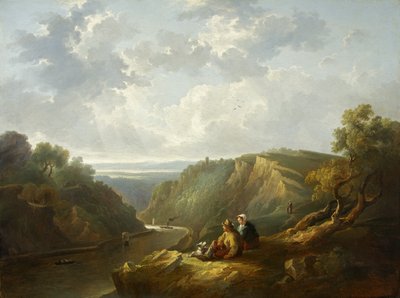 Avon Gorge (öljy kankaalle) tekijältä Thomas Barker