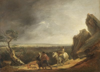 Myrsky (öljy kankaalle) tekijältä Thomas Barker of Bath