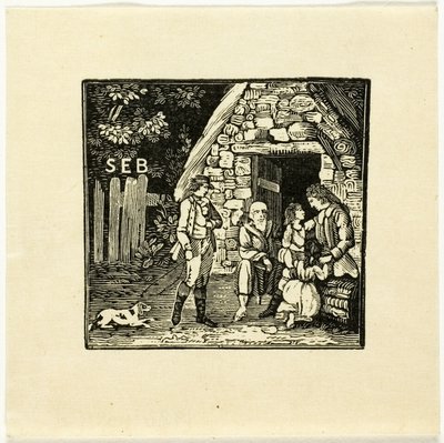 Kirjan kuvitus tekijältä Thomas Bewick