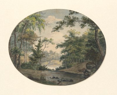 Metsä maisema tekijältä Thomas Birch
