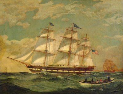 Laiva Houqua tekijältä Thomas Birch