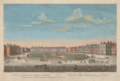 Näkymä Grosvenor Squarelle, Lontooseen tekijältä Thomas Bowles