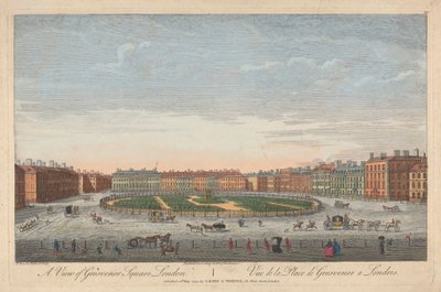 Näkymä Grosvenor Squarelle, Lontooseen tekijältä Thomas Bowles