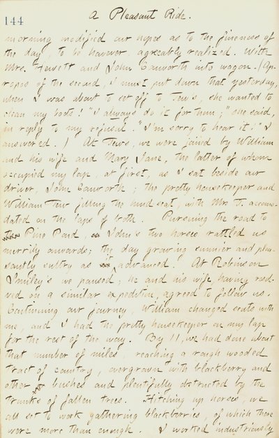 Thomas Butler Gunn Diaries- Osa 17, sivu 156, 7. syyskuuta 1861 tekijältä Thomas Butler Gunn