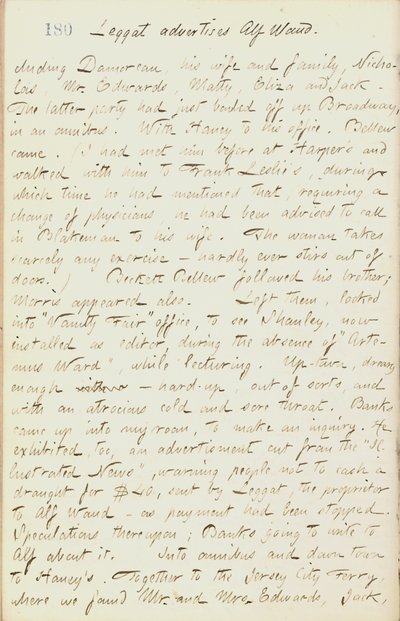 Thomas Butler Gunn Diaries- Osa 18, sivu 198, 29. tammikuuta 1862 tekijältä Thomas Butler Gunn