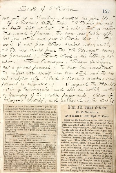 Thomas Butler Gunn Diaries- Osa 19, sivu 142, 17. huhtikuuta 1862 tekijältä Thomas Butler Gunn