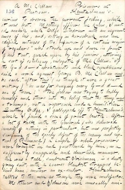 Thomas Butler Gunn Diaries- Osa 19, sivu 177, 4. toukokuuta 1862 tekijältä Thomas Butler Gunn