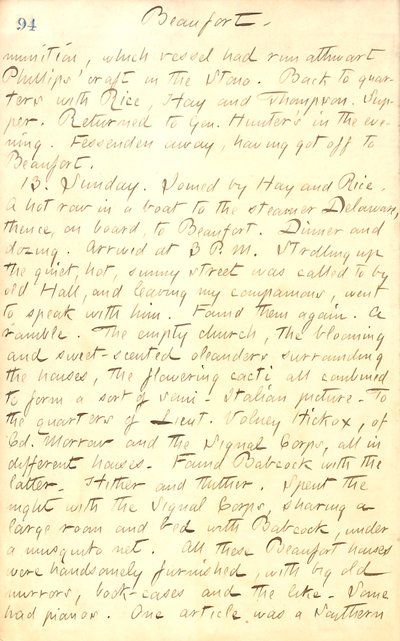 Thomas Butler Gunn Diaries- Osa 20, sivu 104, 12. heinäkuuta 1862 tekijältä Thomas Butler Gunn