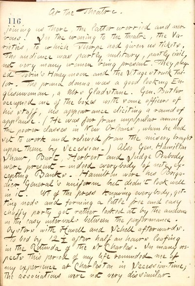 Thomas Butler Gunn Diaries- Osa 21, sivu 127, 22. joulukuuta 1862 tekijältä Thomas Butler Gunn