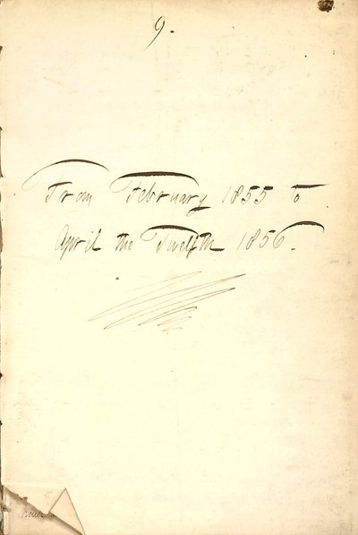 Thomas Butler Gunn Diaries- Osa 7, sivu 5, 1855-1856 tekijältä Thomas Butler Gunn