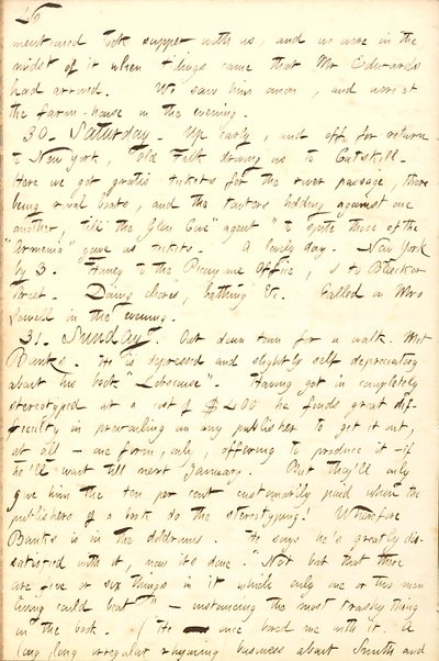Thomas Butler Gunn Diaries- Osa 8, sivu 53, 29.-31. Elokuuta 1856 tekijältä Thomas Butler Gunn