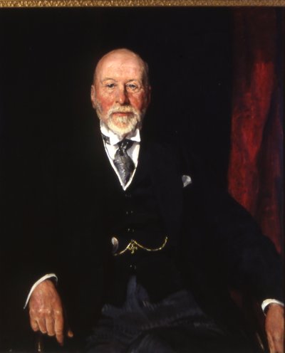 Sir William Nicholsonin muotokuva, n. 1935-1936 (öljy kankaalle) tekijältä Thomas Cantrell Dugdale