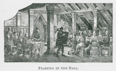 Juhlat salissa (litografia) tekijältä Thomas Charles Barfield