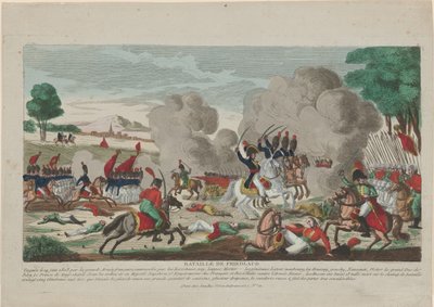Friedlandin taistelu. Venäjän Leib-kaartin syytös 14.6.1807, 1808 tekijältä Thomas Charles Naudet