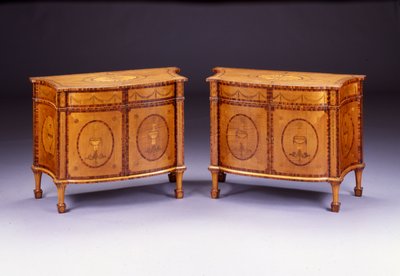Yrjö III:n lipasto (harewood & kingwood) tekijältä Thomas Chippendale