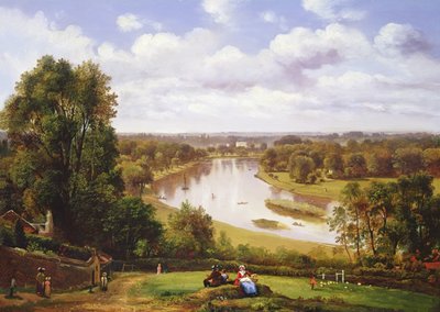 Näkymä Thames-joelle Richmond Hilliltä tekijältä Thomas Christopher Hofland