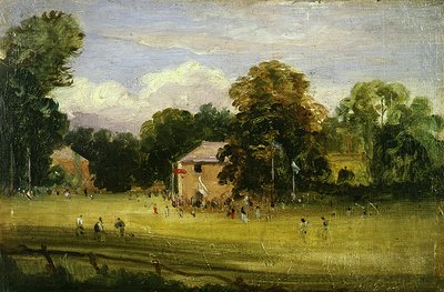 Village Fair, East Bergholt (öljy paneelissa) tekijältä Thomas Churchyard