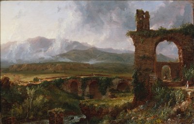 Näkymä lähellä Tivolia (aamu) tekijältä Thomas Cole